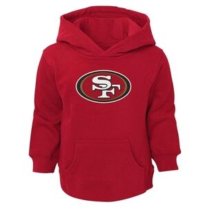 NFL Kids Red Team Logo Hoodie 49ers Size Medium
